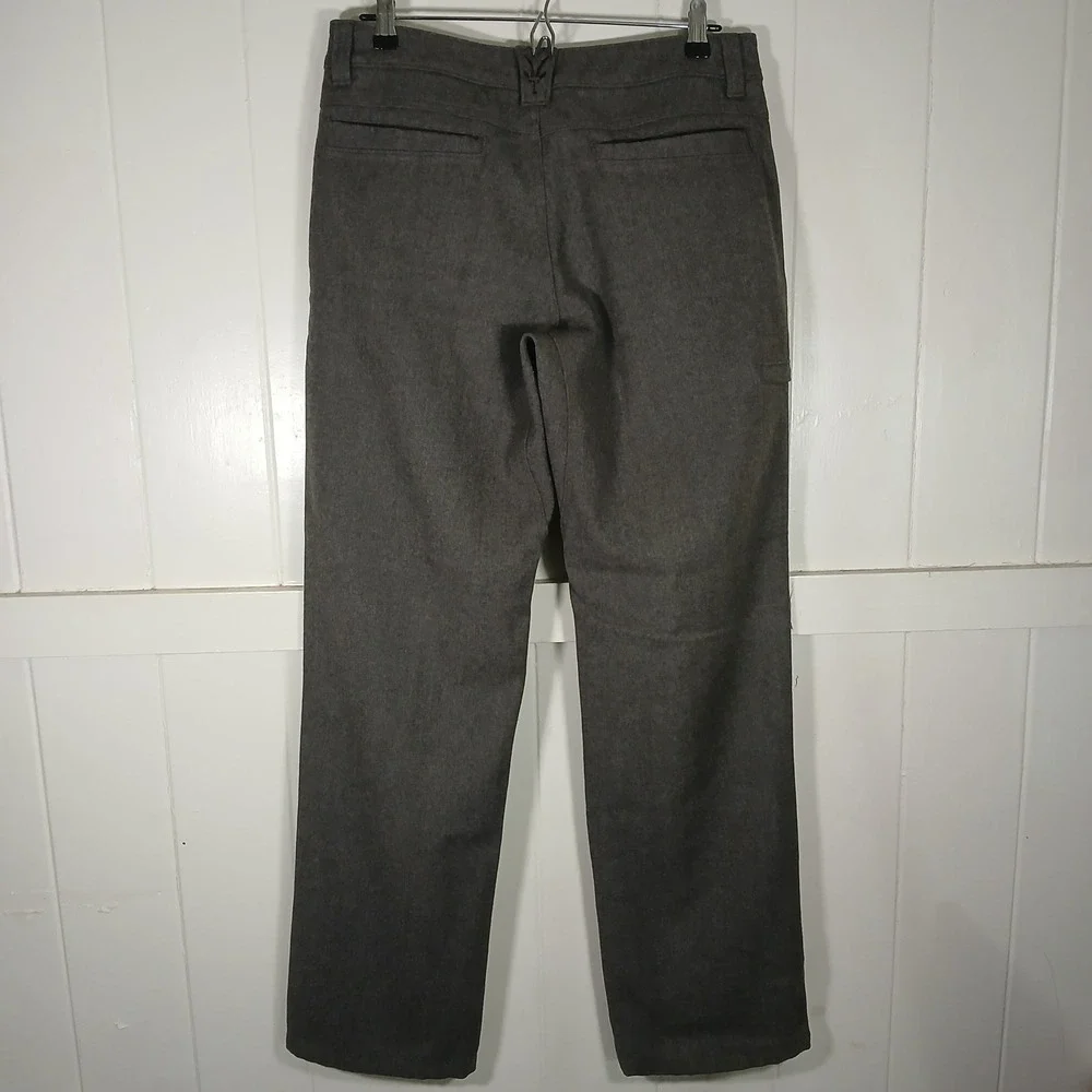 Ibex Merino Ramble Wool Pants Men 32 x 32 Charcoal Gray Straight Utility Outdoor